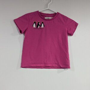 Pangaia Penguin Graphic Tee T-Shirt Pink Size 5